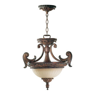 ASTORIA GRAND Mcfarlin 2 - Light Corsican Gold Bowl Pendant