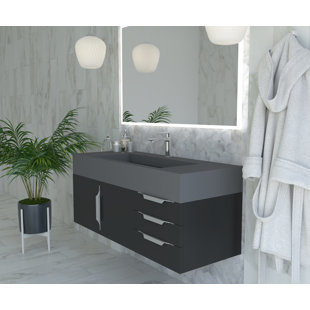 CASTELLOUSA Amelia 48" Single Bathroom Vanity Top with Sink
