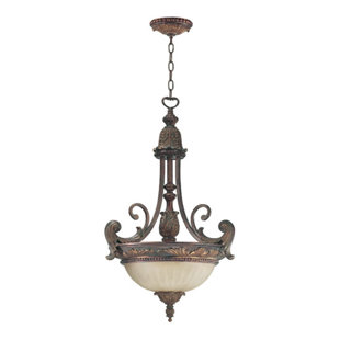 ASTORIA GRAND Mcfarlin 3 - Light Corsican Gold Bowl Pendant