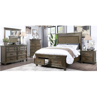 F&L HOMES STUDIO Essica Storage Bed 5 Piece Bedroom Set