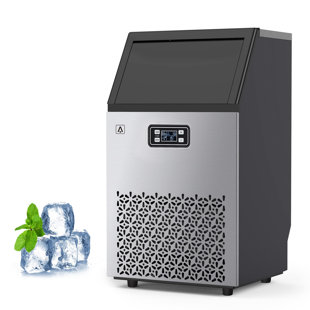 Babevy 150 Lb. Daily Production Nugget Ice Freestanding Ice Maker