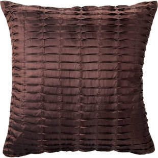 VIOLET LINEN Embroidered Reversible Throw Pillow