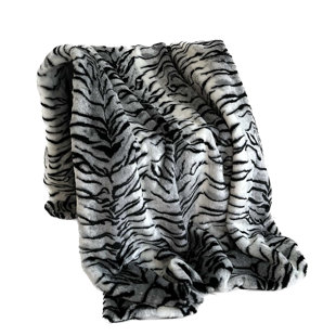 PLUTUS BRANDS Zebra Handmade Throw Blanket