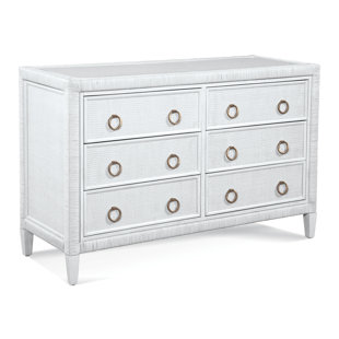 BIRCH LANE™ Warwick 6-Drawer Wicker Dresser