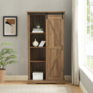 GRACIE OAKS Lily-Rae Storage Bookcase