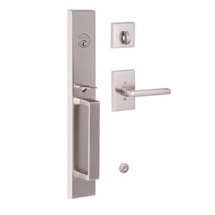 SURE-LOC HARDWARE Complete Inactive Vail Dummy Handleset with Logan Lever and Rosette