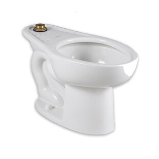 American Standard Madera ADA 1.1-1.6 gpf Universal Flushometer Toilet with EverClean, White