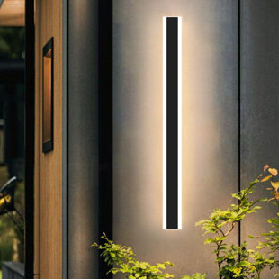 IVY BRONX Cohbert Aluminum LED Outdoor Modern Rectangular Ip65 Anti-Rust Waterproof Wall Light