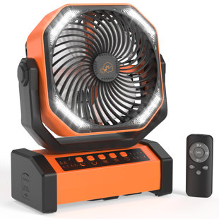 Panergy 20000mah Camping Fan, Rechargeable Battery Operated Tent Fan, 4 Speeds Usb Fan