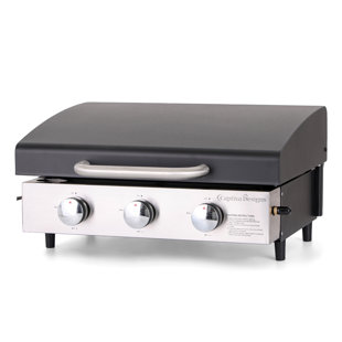 Alphamarts 3 - Burner Portable Liquid Propane Gas Grill