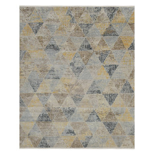 AMER RUGS Majestic Hand Knotted Geometric Rug