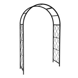 DEER PARK IRONWORKS 51'' W x 18'' D Steel Arbor