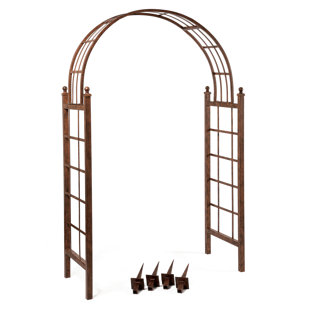 DEER PARK IRONWORKS 53'' W x 23'' D Steel Arbor