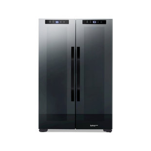 LUMA COMFORT Luma® Shadowᵀᴹ Series Wine Cooler and Beverage Refrigerator 12 Bottles & 39 Cans Dual Temperature Zones