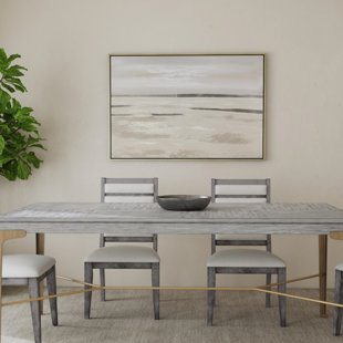 SAND & STABLE™ " Silver Landscape " Painting Print