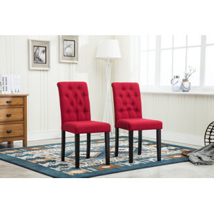 THREE POSTS Brick and Barrel Upholstered Dining Chair (Set of 2)