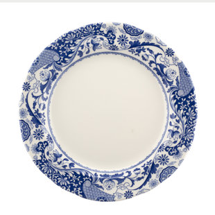 BLUE ITALIAN Spode Brocato Dinner Plates (Set of 4)