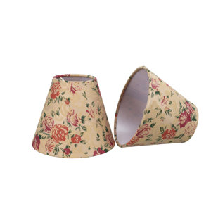 ASPEN CREATIVE CORPORATION 5'' H Jacquard Fabric Empire Lamp Shade (Set of 2)