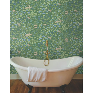 ERIN & BEN CO. Woodland Floral Peel & Stick Wallpaper