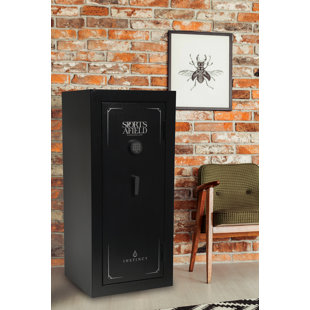 SPORTS AFIELD Instinct 24-Gun Fireproof Electronic Lock Gun Safe