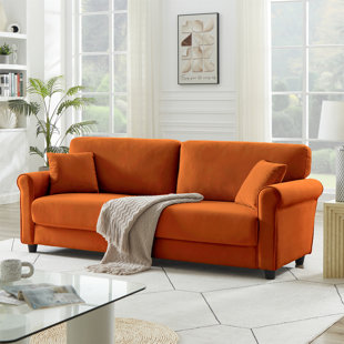 MERCER41 82.48'' Velvet Sofa