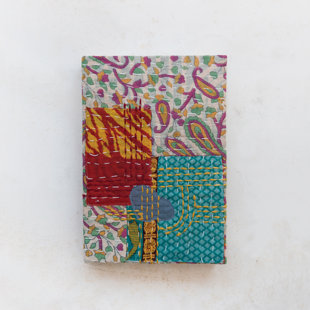 CREATIVE CO-OP Cotton Kantha Bound Paper Journal