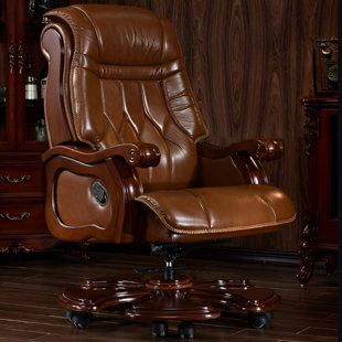 KINNLS Qili Genuine Leather Executive Chair