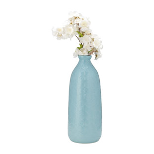 HIGHLAND DUNES Elegant Ceramic Vase, Home Decor Accent