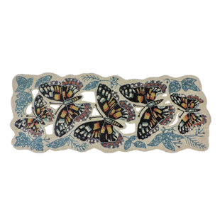 TRUNKIN' Rectangle Glass Bead Table Runner