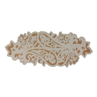 TRUNKIN' Glass Beads Floral Novelty Placemat