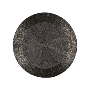 TRUNKIN' Glass Beads Round Placemat (Set of 4)