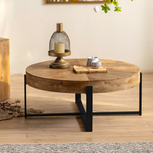 MILLWOOD PINES Alaejah Cross Legs Coffee Table