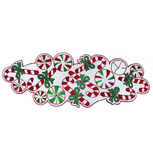 TRUNKIN' Glass Beads Embroidered Oval