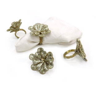 TRUNKIN' Knockout Napkin Rings (Set Of 4) Napkin Ring (Set of 4)