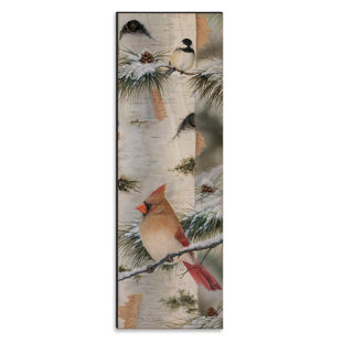 WGI-GALLERY Feathered Friends #2 On Wood by Mark Daehlin Print