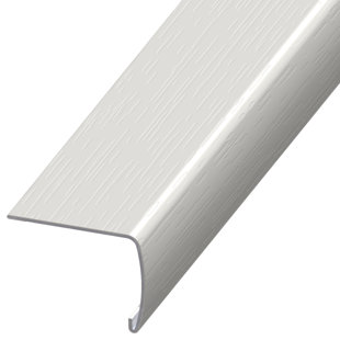 VERSATRIM Aluminum 0.06" Thick x 2" Wide x 94" Length Stair Nose