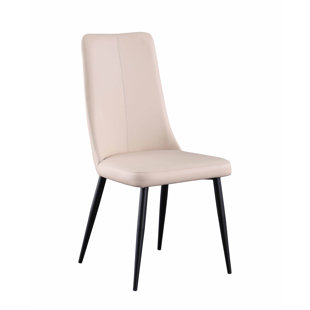 CHINTALY IMPORTS Bridget Polyurethane Solid Back Side Chair (Set of 4)