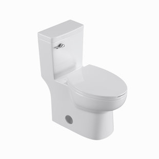 BUILDDECOR Dual-Flush Elongated One-Piece Toilet (Seat Included)