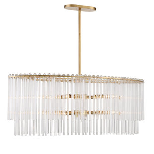 CRYSTORAMA Bleecker 8 - Light Dimmable Empire Chandelier