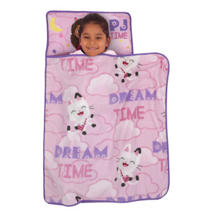 DREAMWORKS MADAGASCAR DreamWorks Gabby's Dollhouse Dream It Up Pink and Purple Pandy Paws Toddler Nap Mat