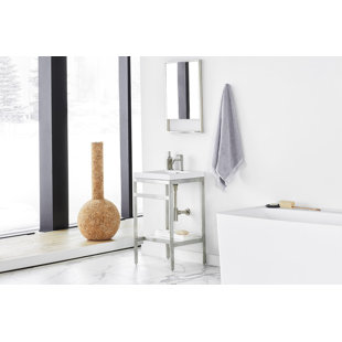 WETSTYLE C 24.25" Single Bathroom Vanity Set with Mirror