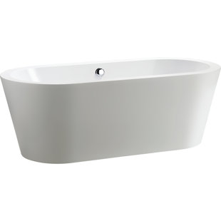 VANITY ART Freestanding Soaking Bathtub