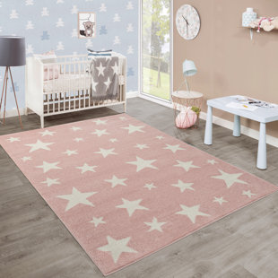 MACK + MILO Aquila Pink/White Rug
