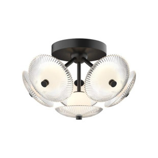 ALORA LIGHTING Hera Glass LED Semi Flush Mount