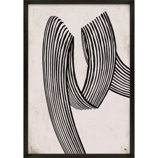 LIPMAN ART Linework 4 Framed On Paper by Studio M Print