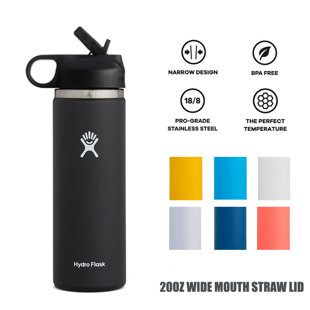 CCYMI Hydro Flask 20oz Vacuum Insulated Stainless Steel Water Bottle with Straw