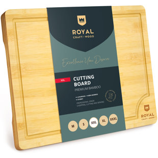 Royal Craft Wood Bamboo Cutting Board