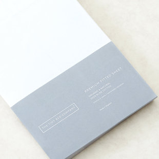 THE TINY BED COMPANY Certified Organic 100% Cotton Fitted Sheet
