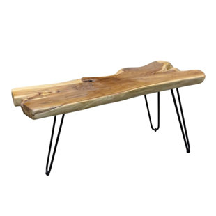 MILLWOOD PINES Mosier Solid Wood Top Coffee Table