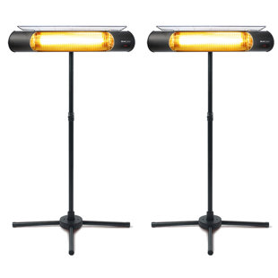 SENGOKU LA Electric Standing Patio Heater (Set of 2)